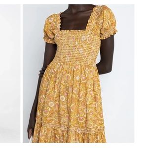 OPT smocked midi dress